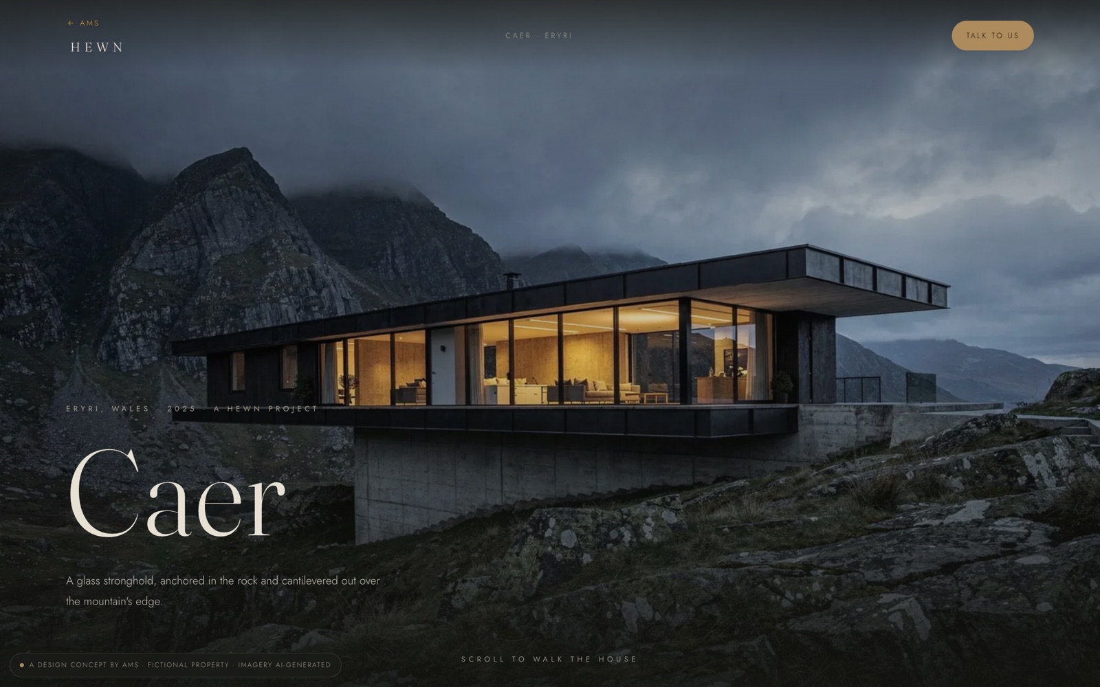 Caer — website home.