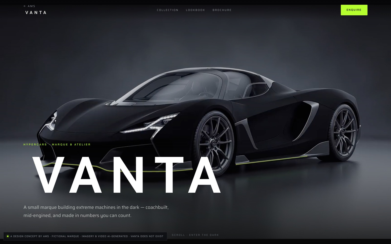 VANTA — website home.